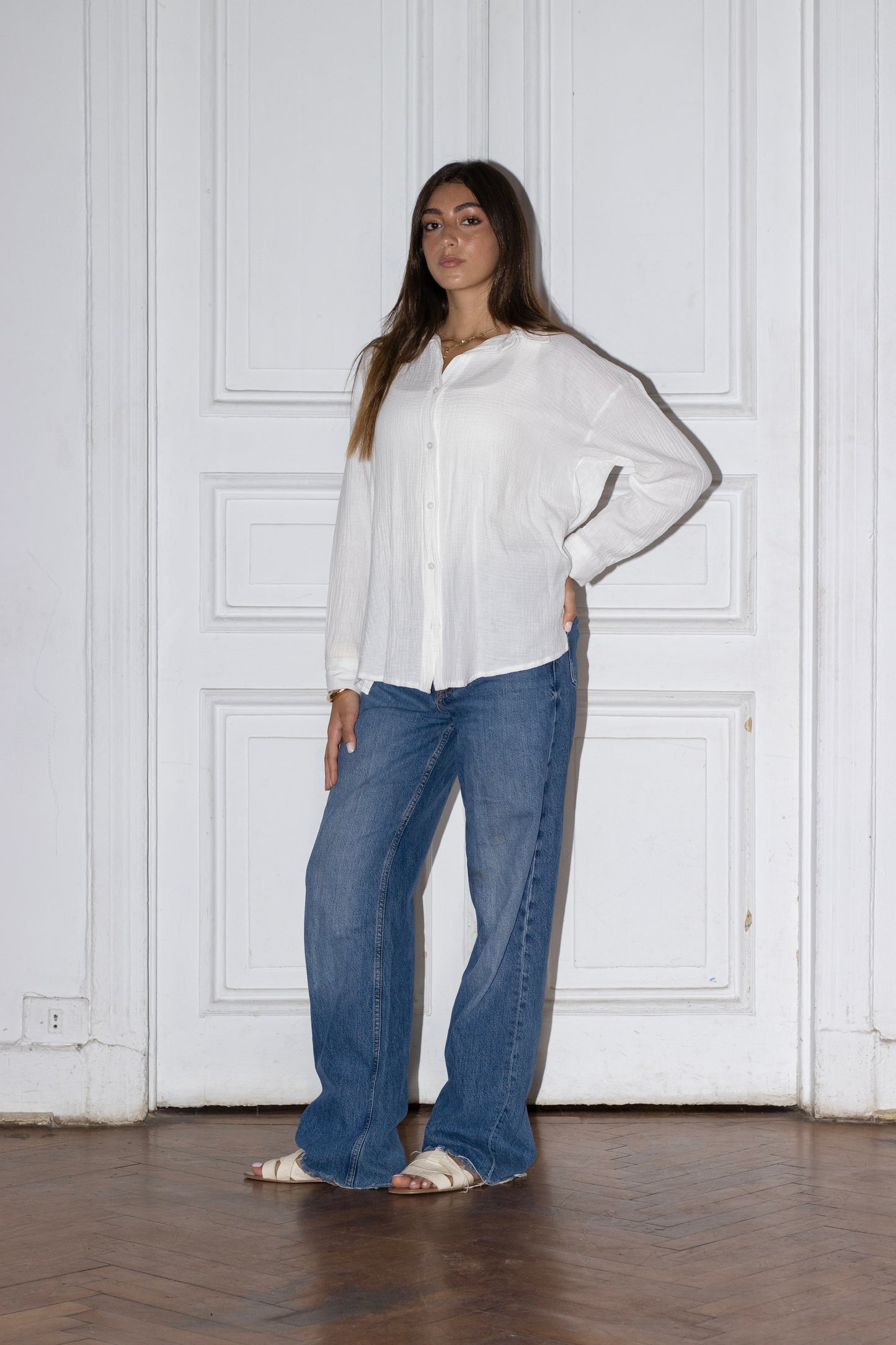 Cotton Muslin Shirt