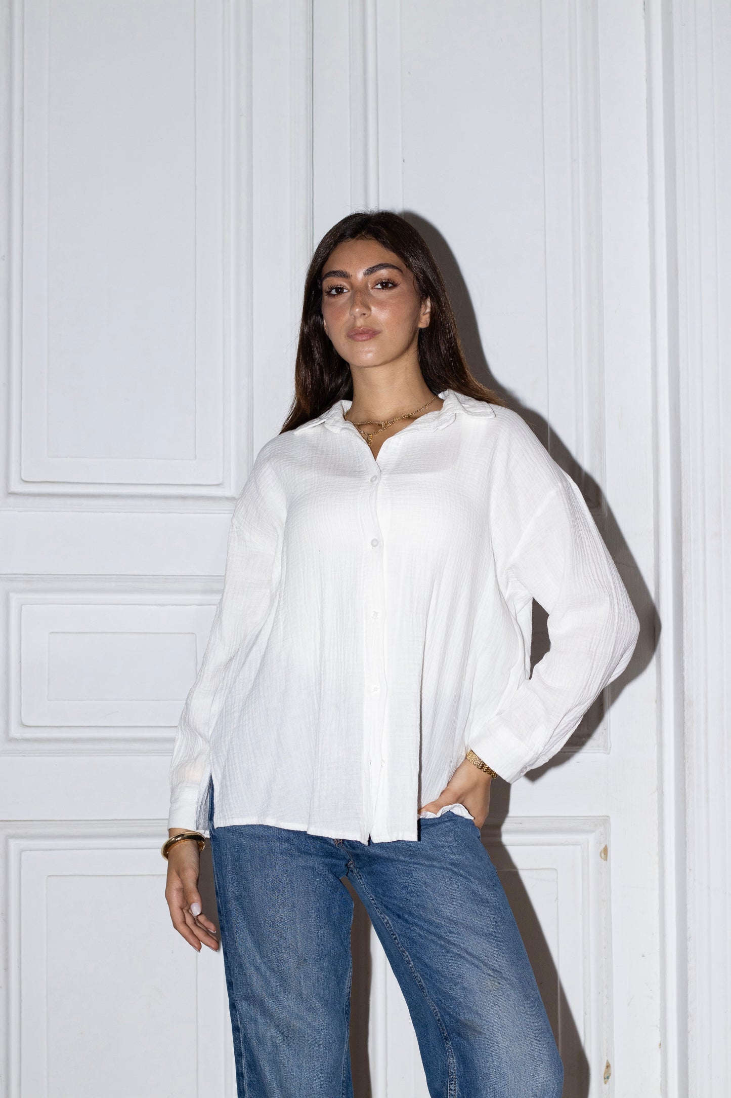 Cotton Muslin Shirt