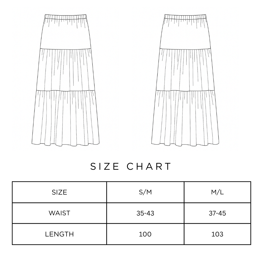 Boho Midi Skirt