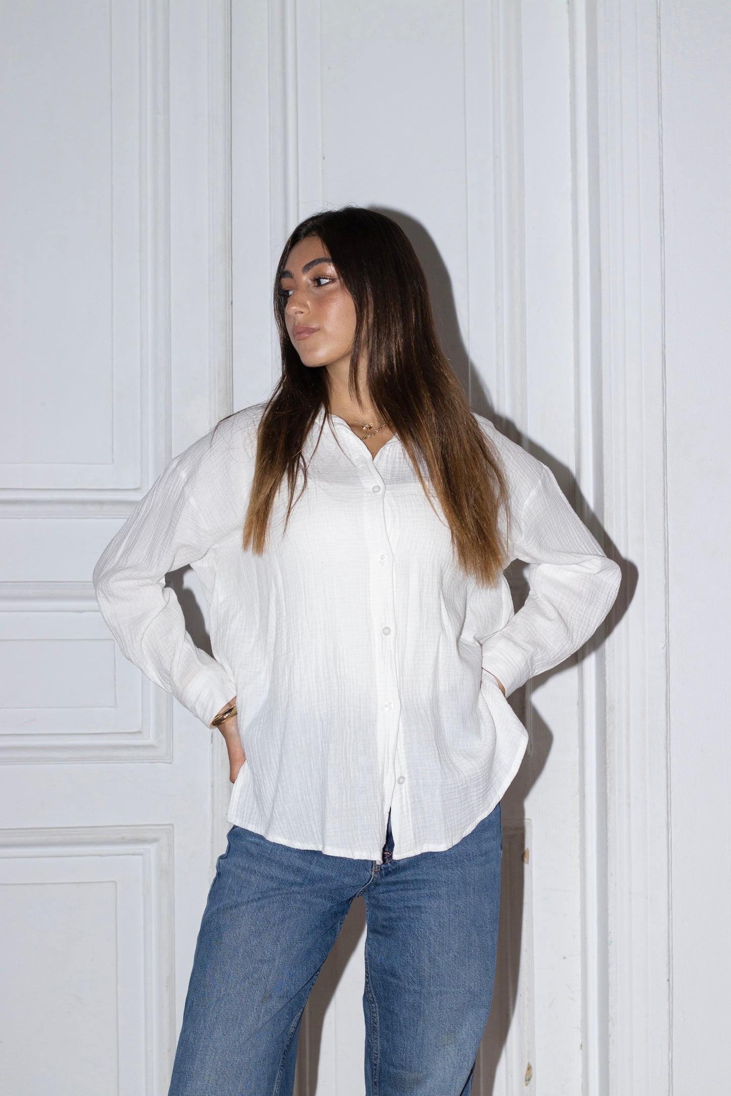 Cotton Muslin Shirt