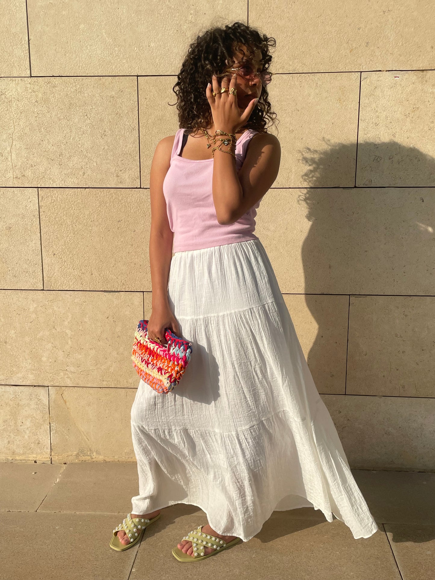 Boho Midi Skirt