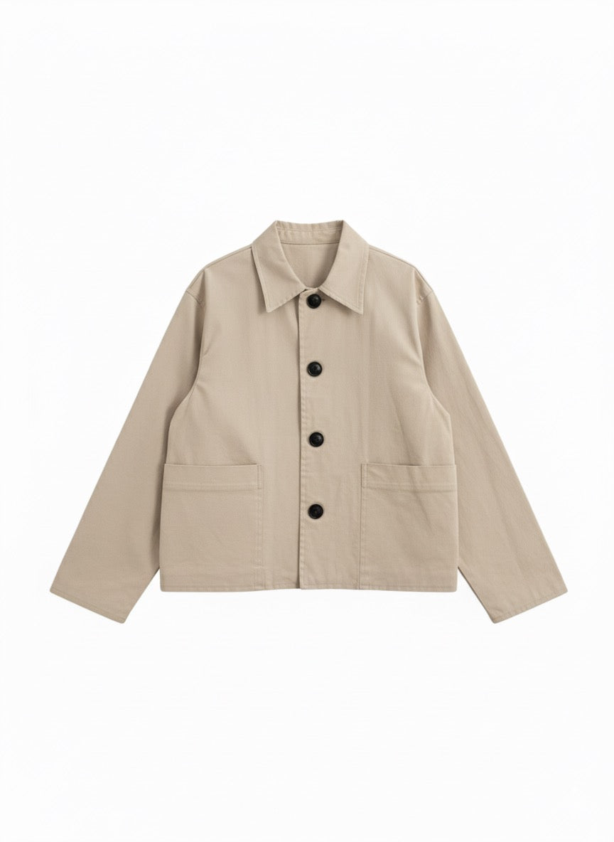 Jacket with Square Pockets
