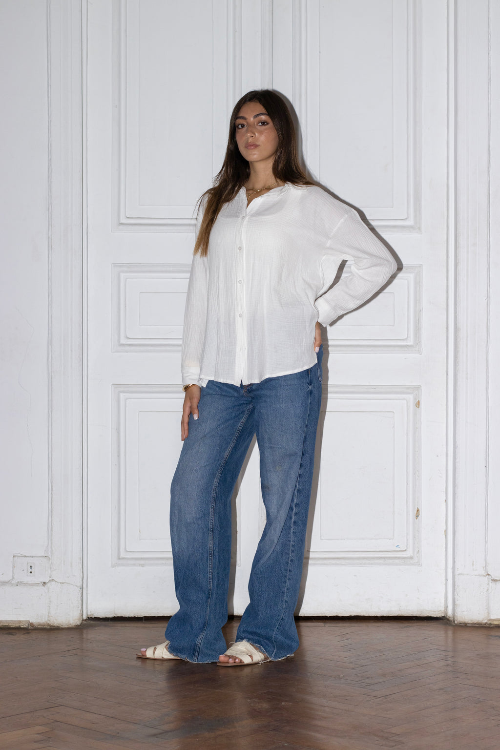 Cotton Muslin Shirt