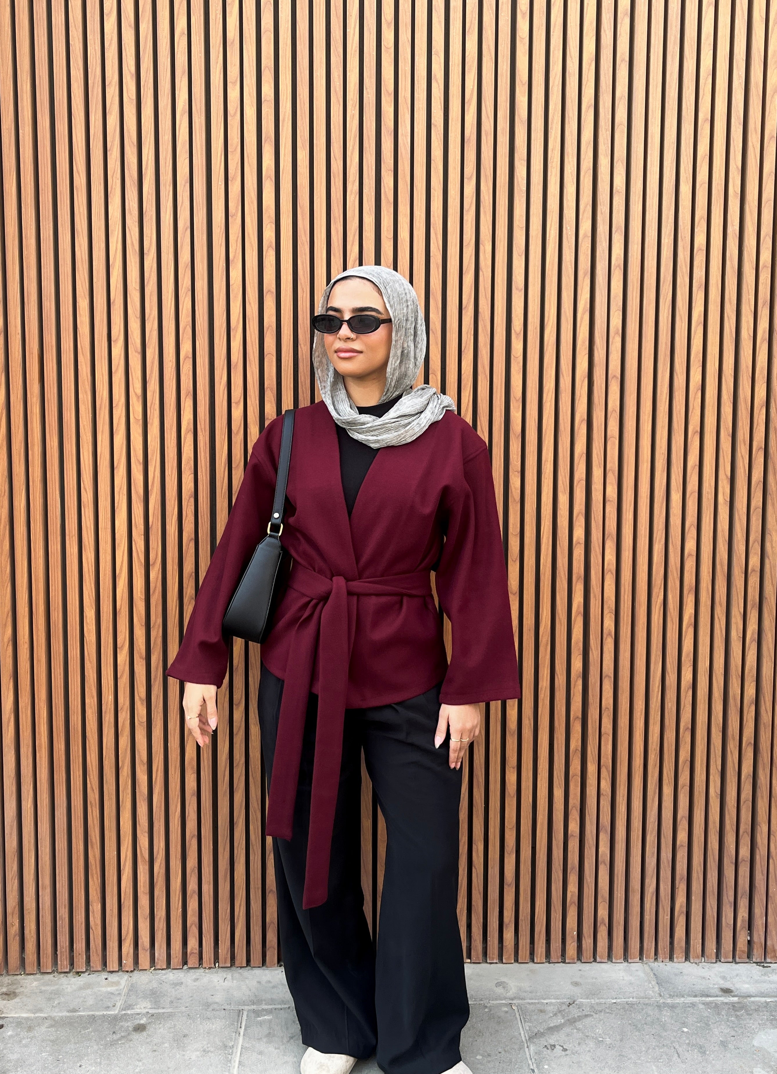 Soft-touch cardigan with belt