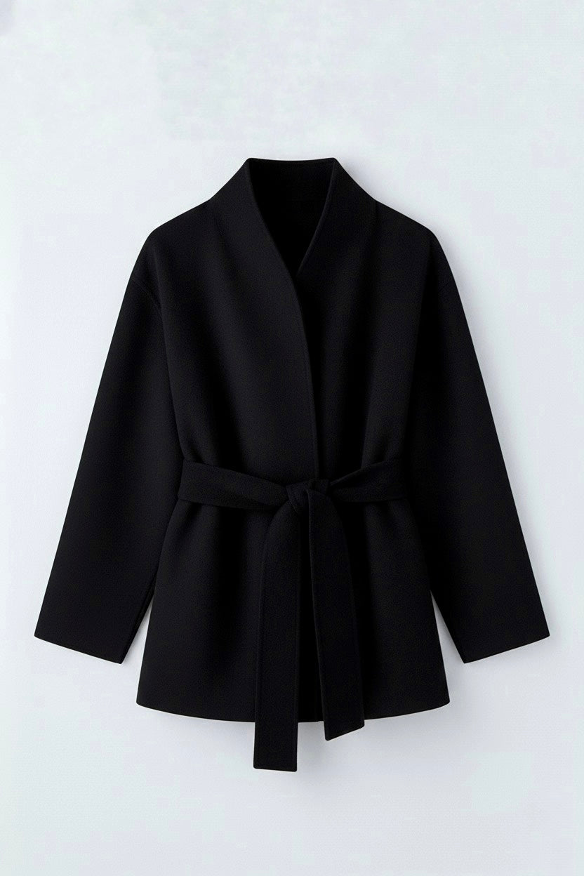 Soft-touch cardigan with belt