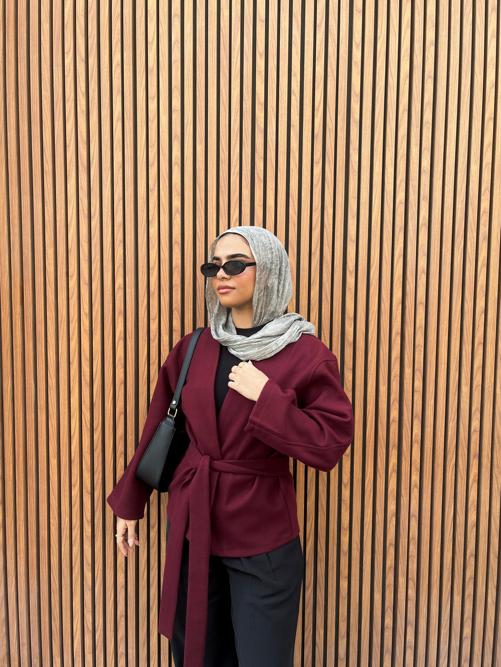 Soft-touch cardigan with belt