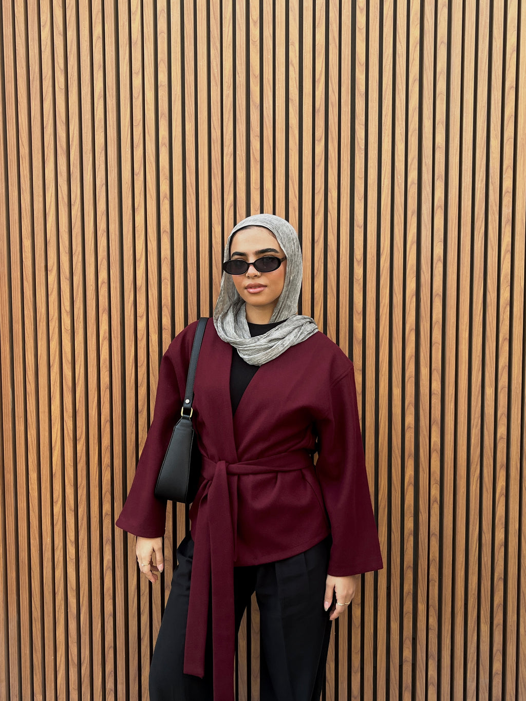 Soft-touch cardigan with belt