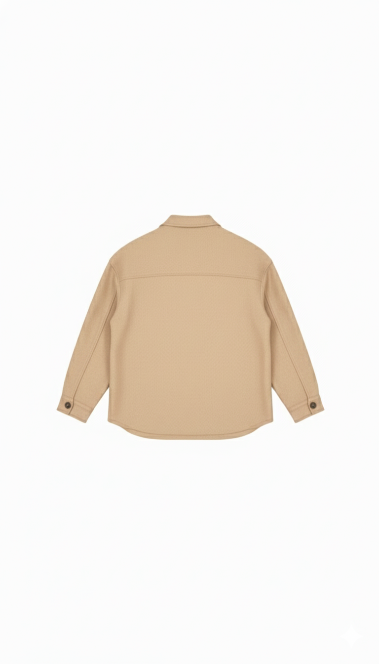 Soft-touch overshirt