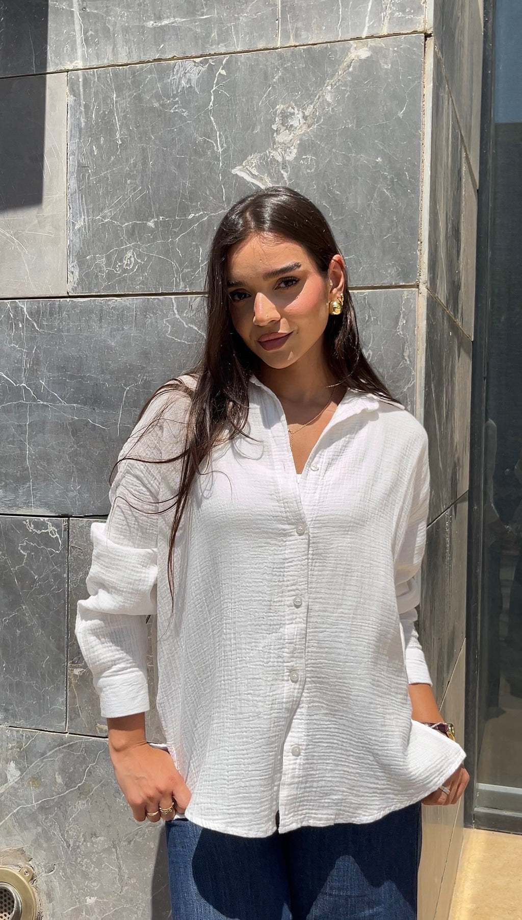 Cotton Muslin Shirt