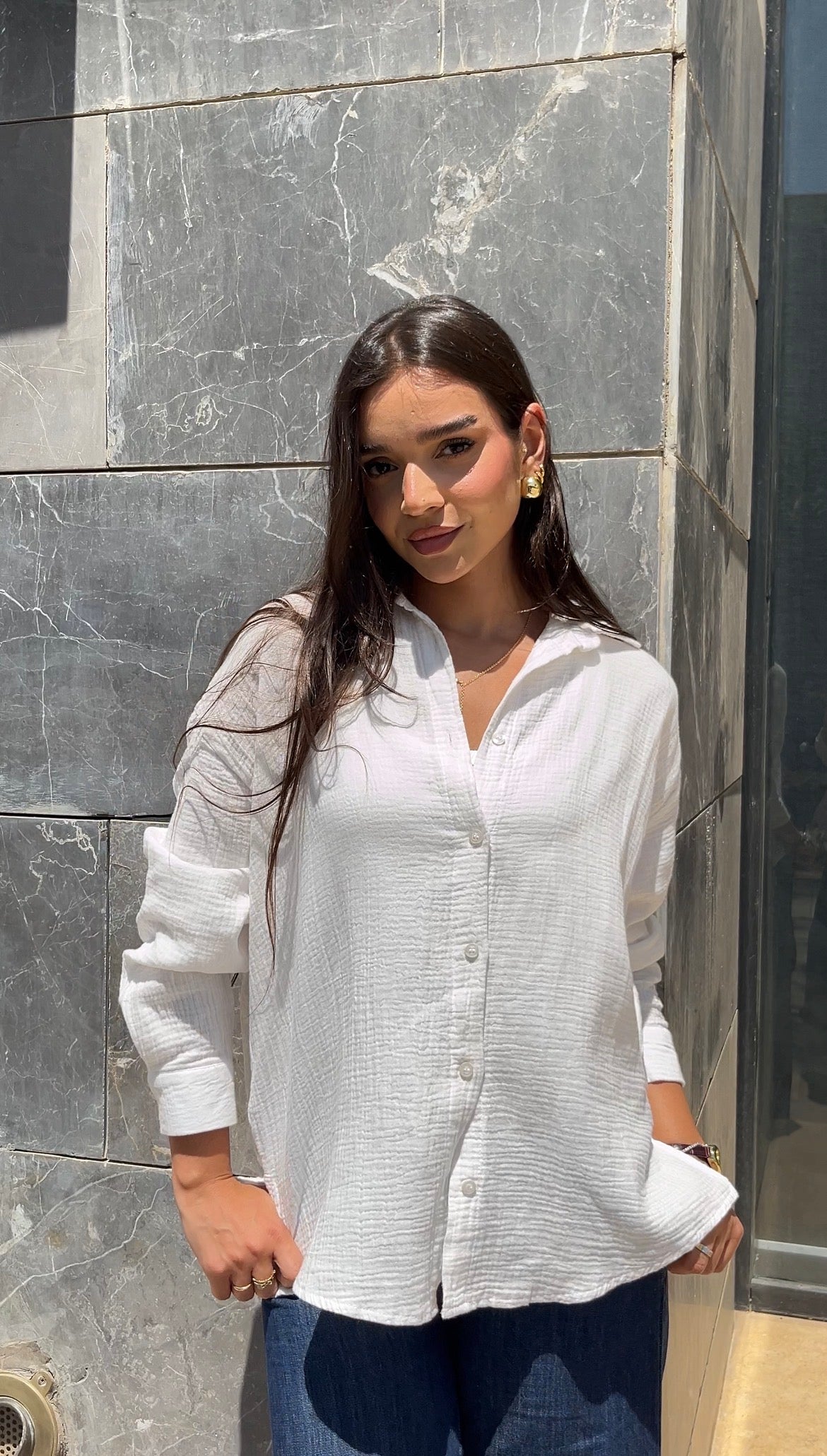 Cotton Muslin Shirt