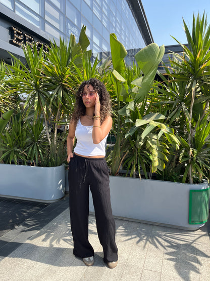 Wide-Leg Trouser