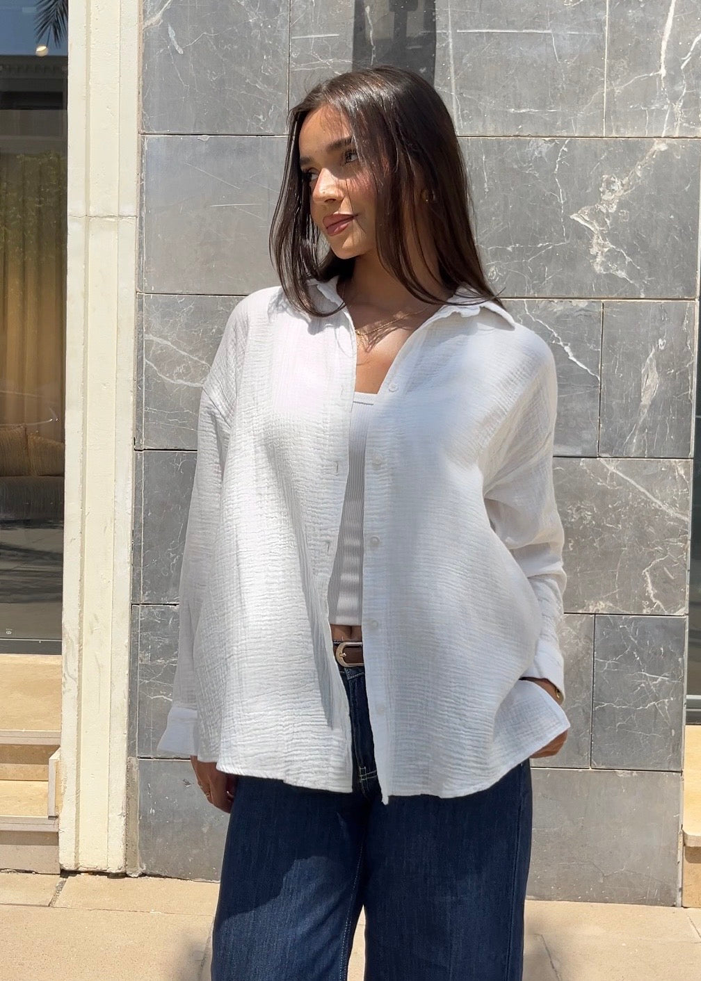 Cotton Muslin Shirt