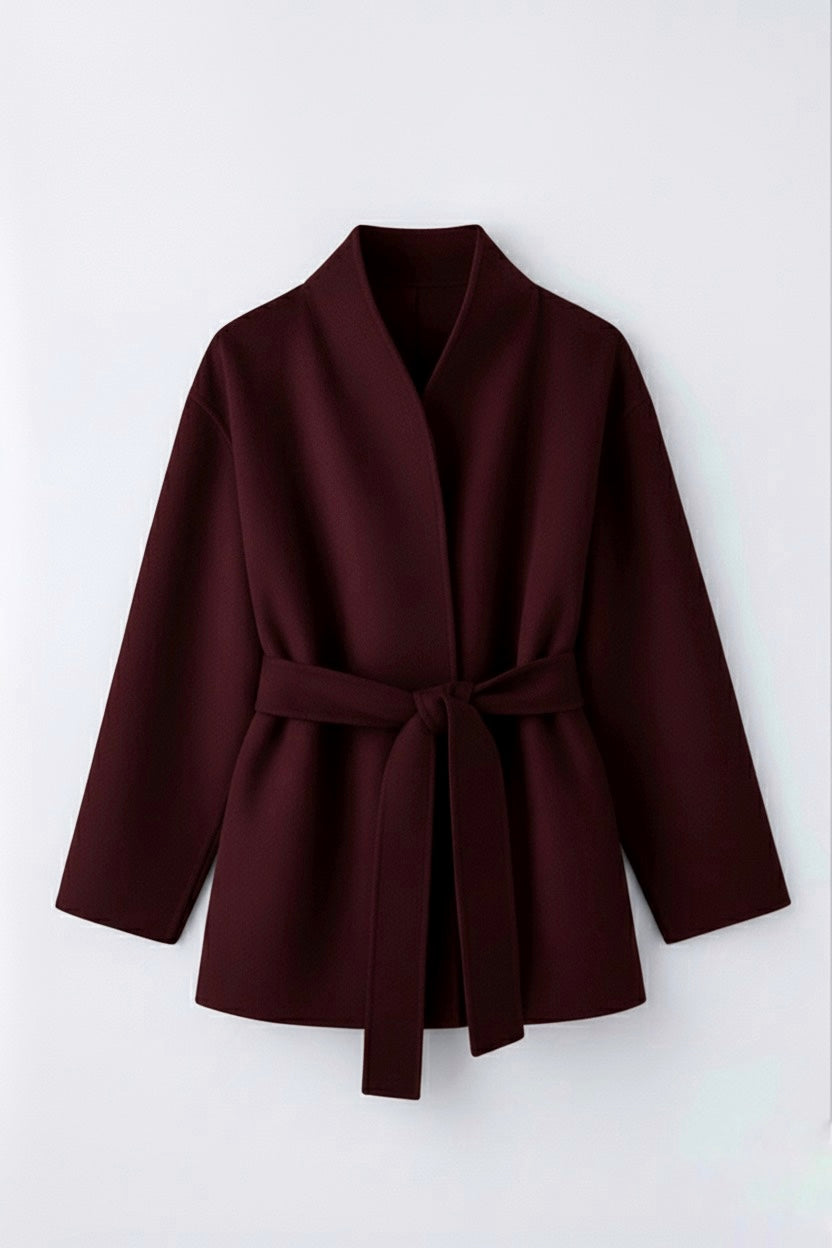 Soft-touch cardigan with belt