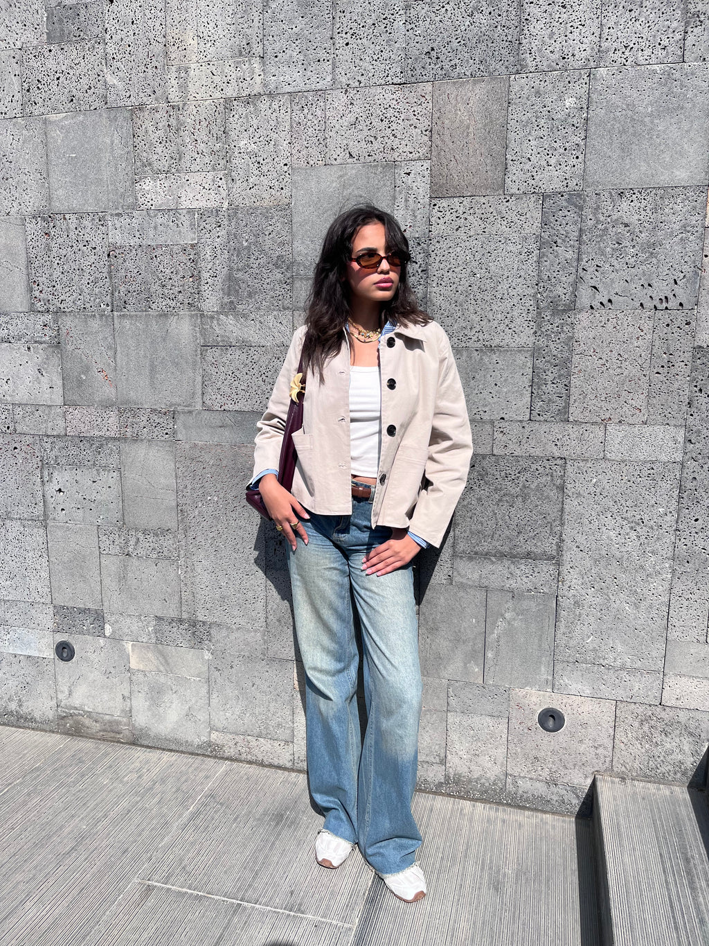 Jacket with Square Pockets