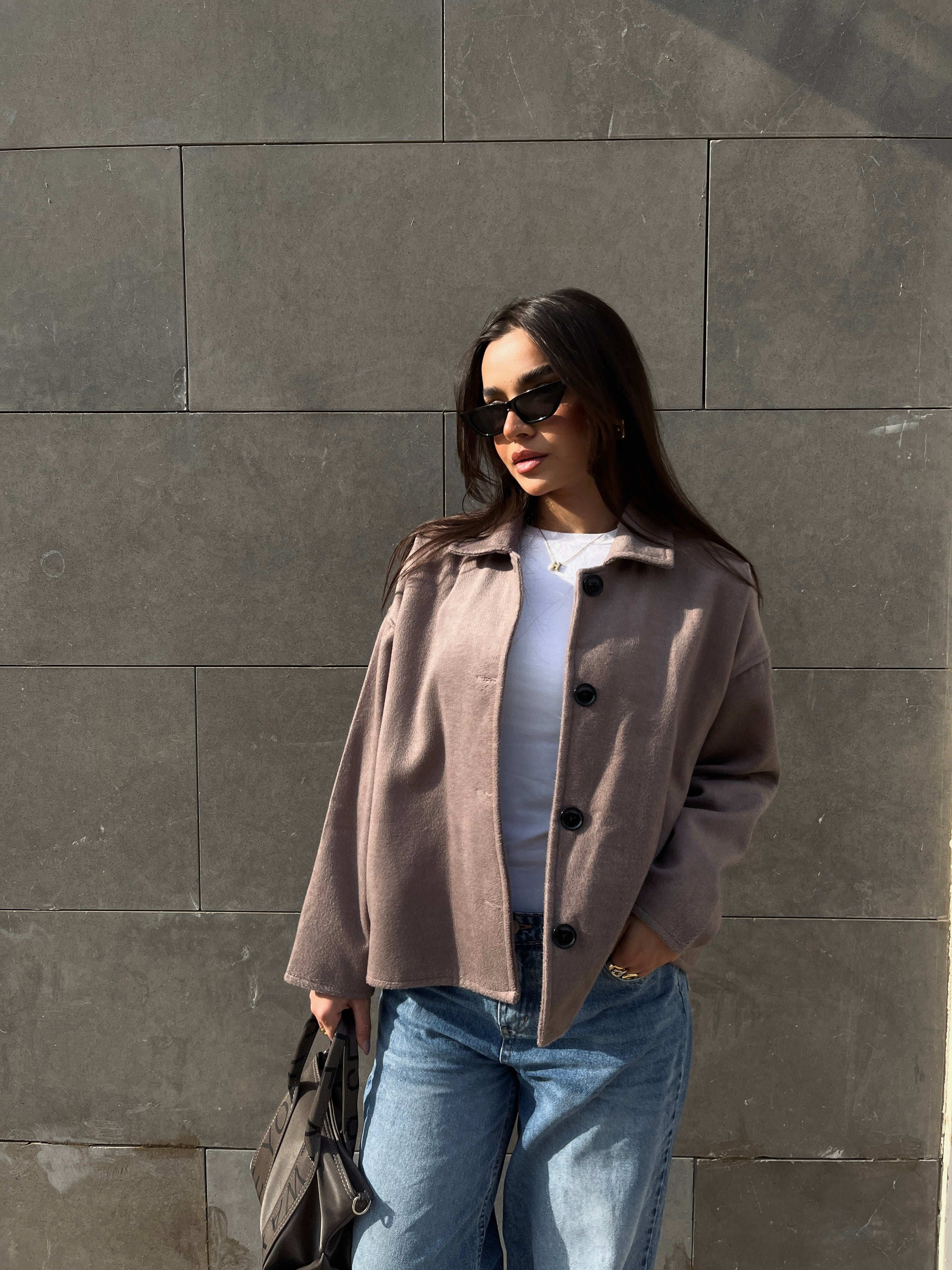 Soft Mohair Short Jacket