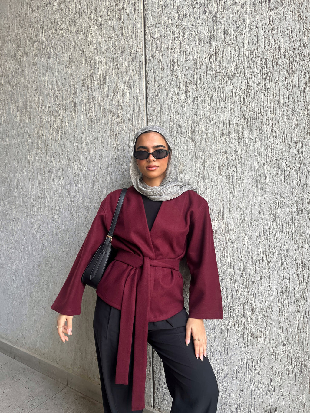 Soft-touch cardigan with belt