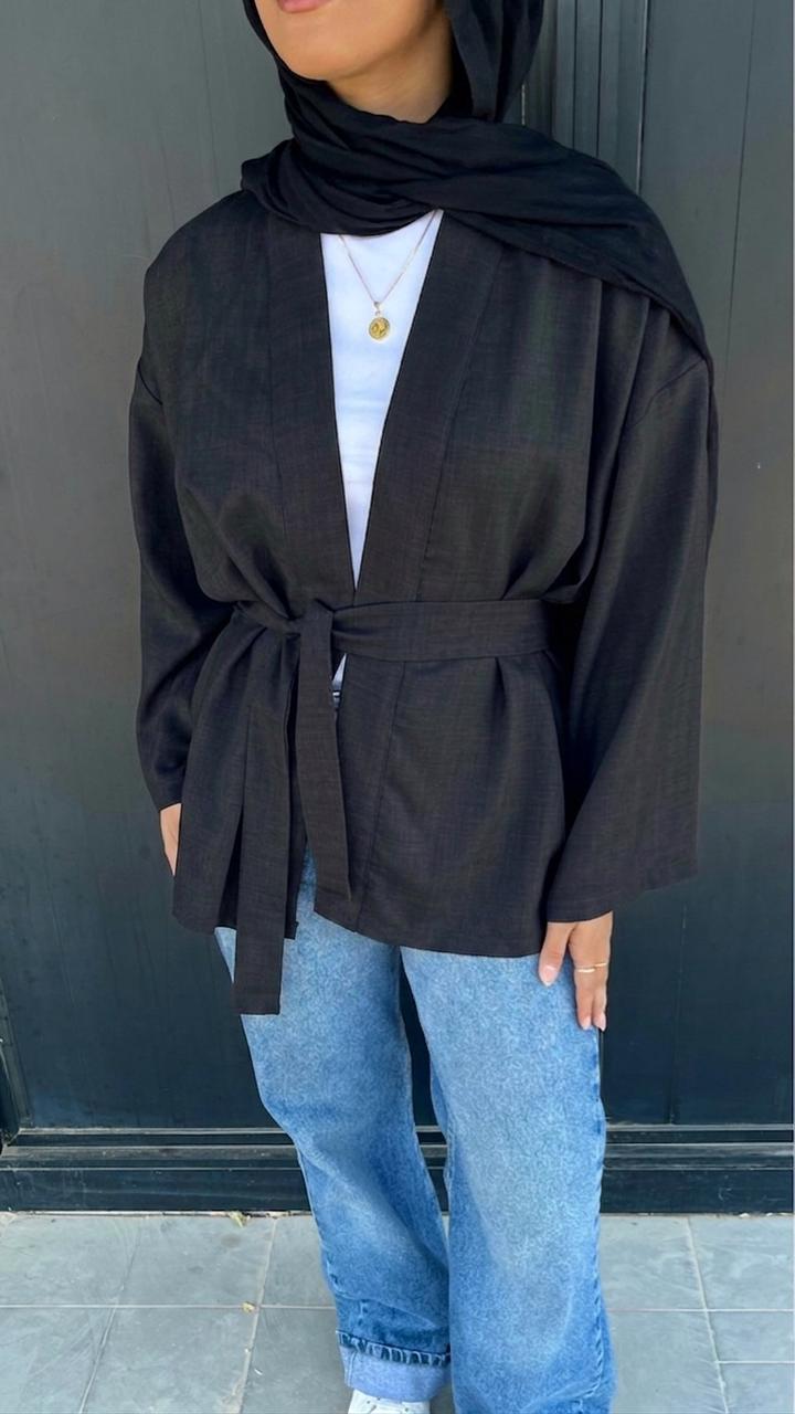 Linen Kimono With Belt