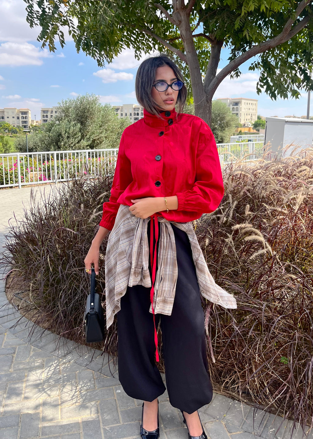 Oversized Drawstring Jacket