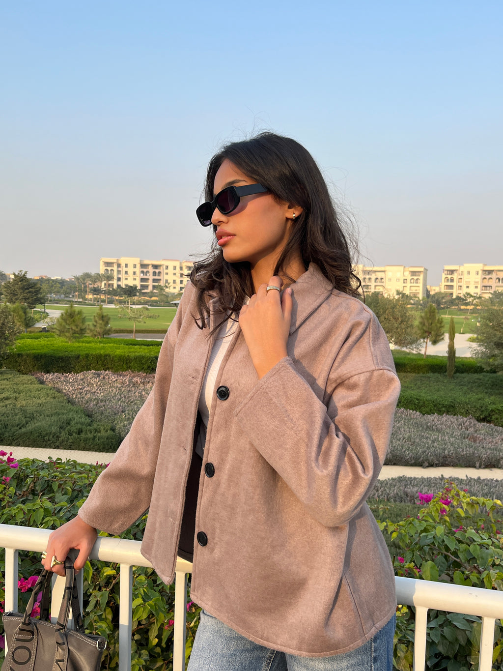 Soft Mohair Short Jacket