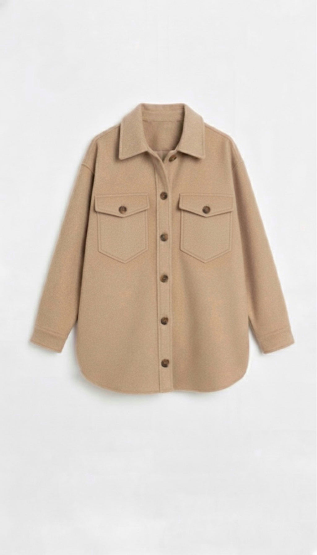 Soft-touch overshirt