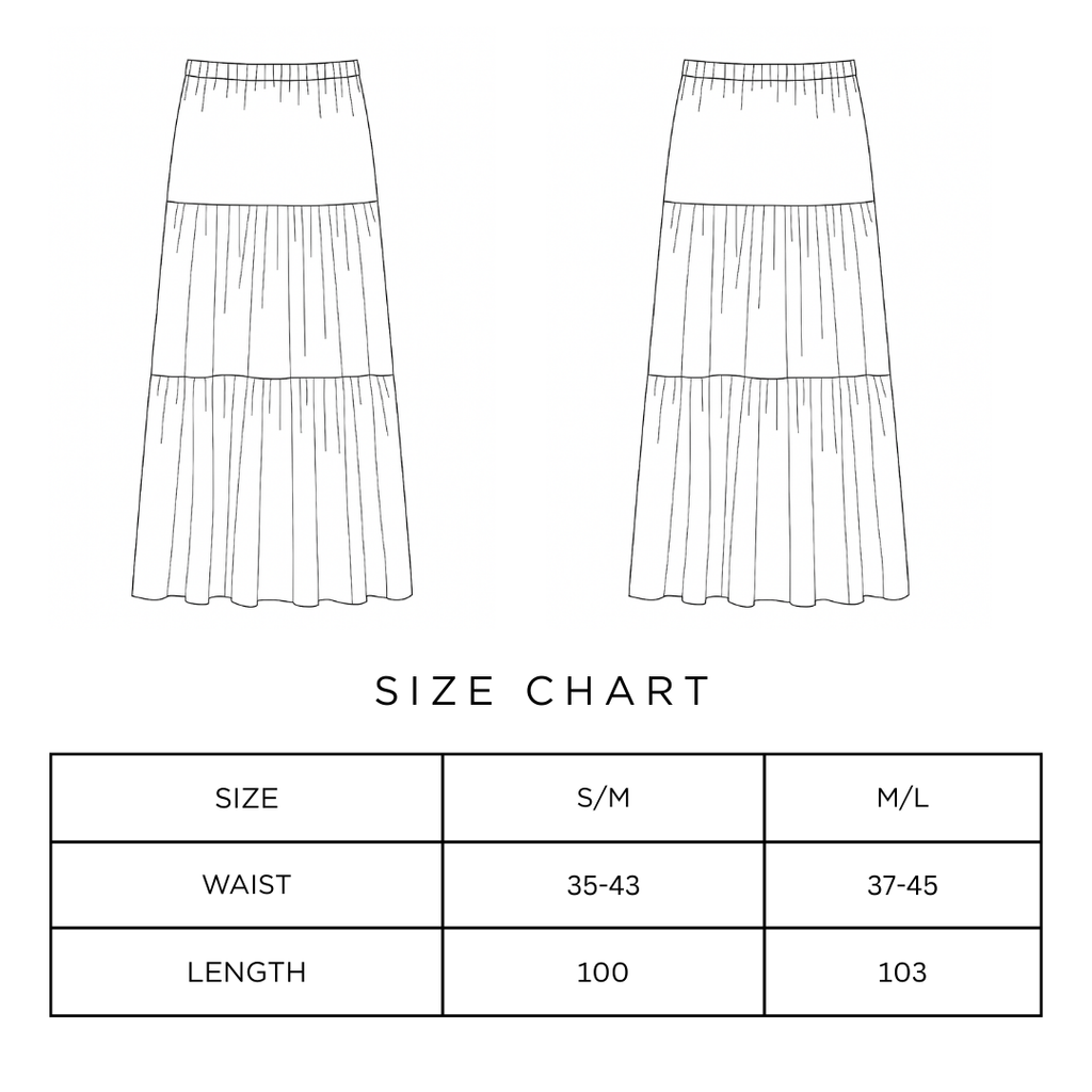 Boho Midi Skirt