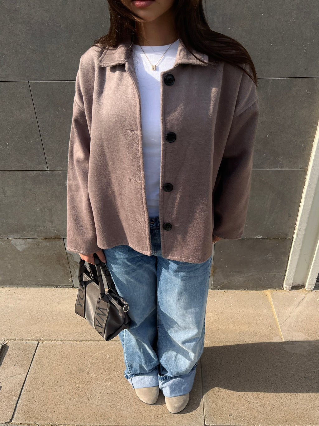 Soft Mohair Short Jacket