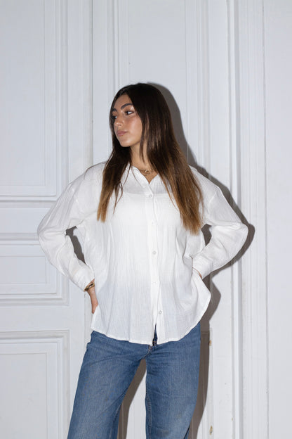 Cotton Muslin Shirt