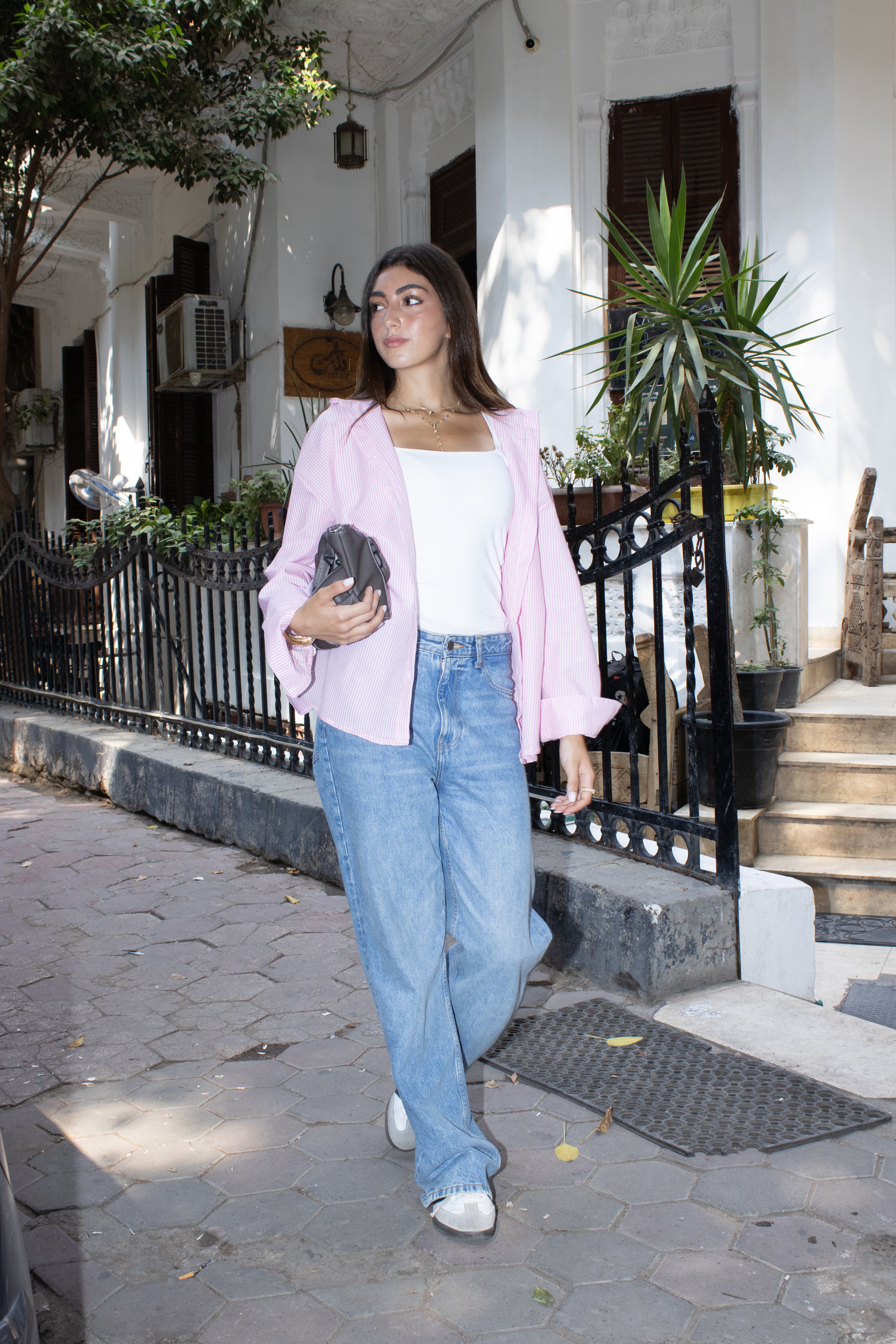 Striped Poplin Shirt