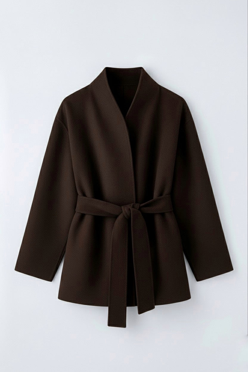 Soft-touch cardigan with belt