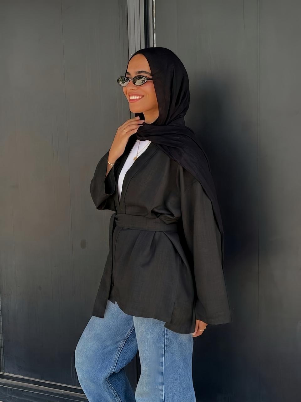 Linen Kimono With Belt